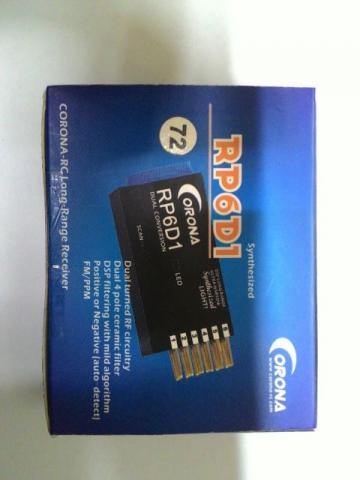 Receptor Corona RC Model RP6D1 6ch 72MHz R/C