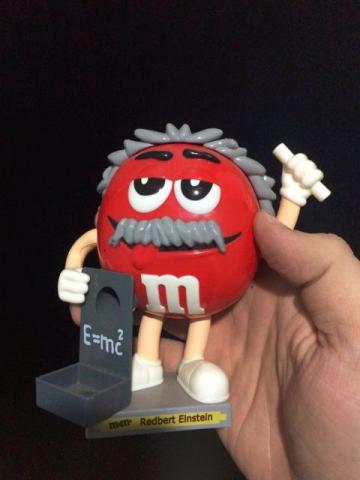 Boneco M&M - Especial Albert Einstein