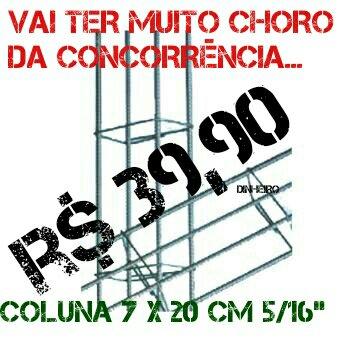 COLUNA PRONTA 5/16x7x20