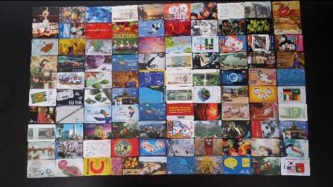 Coleção de cartões telefonicos