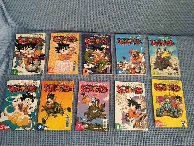 Coleção mangá Dragon Ball completinha com 32 exemplares