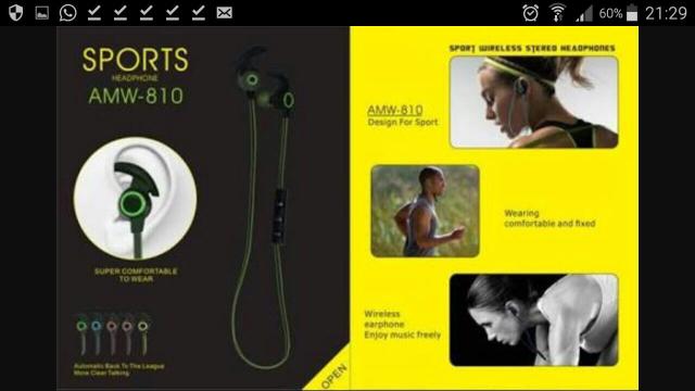 Fone Bluetooth para academia e outros esportes Bluetooth fm