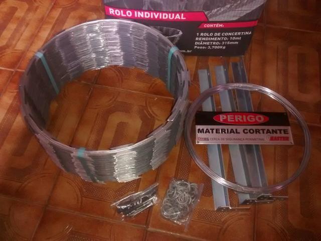 Kit cerca concertina 10mts - Leia o anúncio
