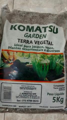 Terra vegetal adubada 5 kg PROMOÇÃO