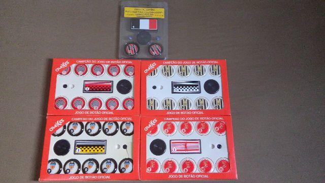 5 Jogos Botões Oficiais,em ótimo estado do São Paulo,