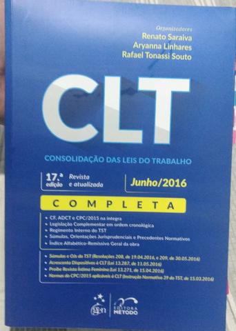 CLT Aryanna Linhares - 2ª fase OAB 17ª ed - Novo CPC