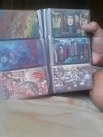 Cartão telefônico.