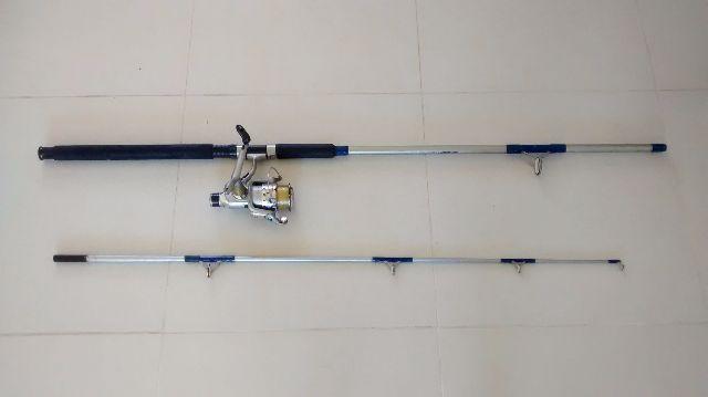 Kit pesca de praia aceito troocas