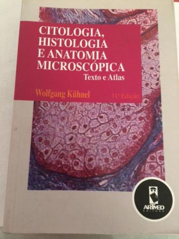 Livro de citologia, histologia e anatomia microscopica