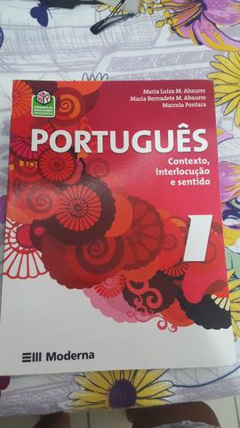 Livro de português- contexto, interlocução e sentido.
