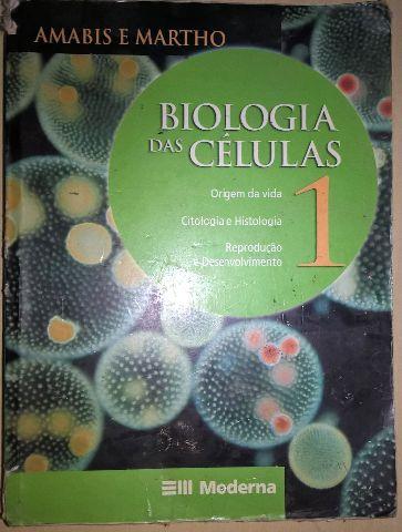 Livro didático-Biologia-Amabis vol.1 e vol.2
