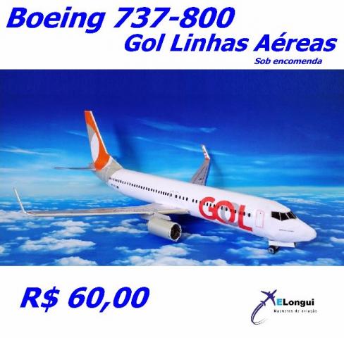 Maquete - Boeing 737 Gol