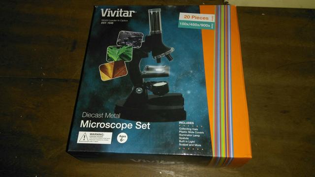 Microscópio Vivitar sem uso - 