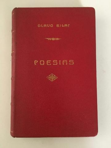 Poesias de Olavo Bilac - Livro Antigo com mais de 100 anos