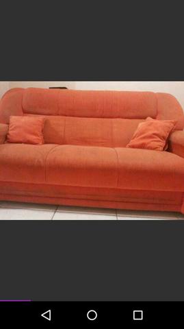Sofa 2 e 3 lugares (laranja)