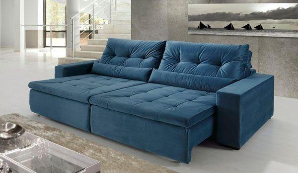 Sofás retrátil e reclinável novos sobre medida