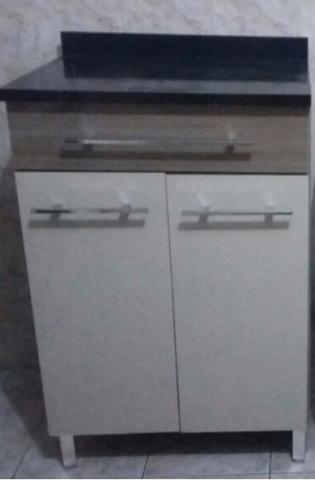 Balcão - armário de cozinha Bartira 2 portas com gavetão