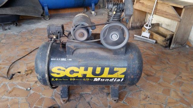 Compressor De Ar Schulz - Mundial 50 Litros 1/2 Hp