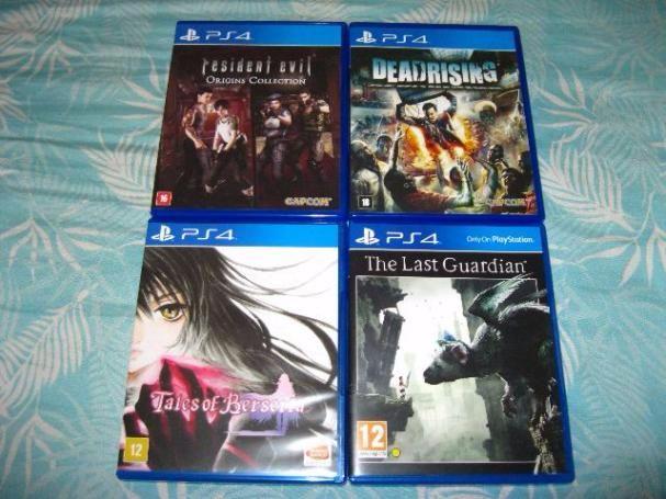Diversos jogos originais para PS4 e PS3
