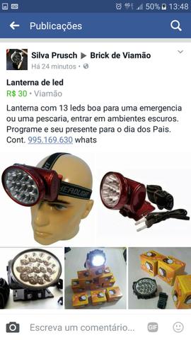 Lanterna 13 leds