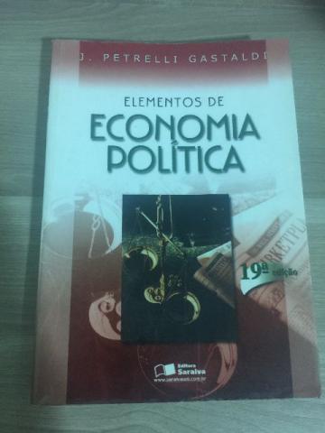Livro Economia Política em bom estado de conservação