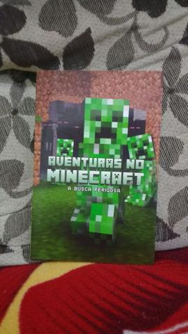 Livro Minecraft - Aventuras no minecraft A busca perigosa