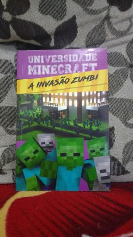 Livro - Universidade De Minecraft A Invasão zumbi