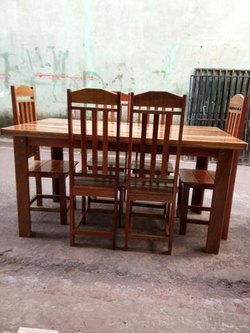 Promoção mesa nova com 6 cadeiras