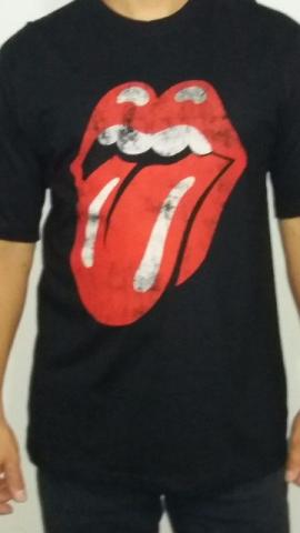 Camisetas exclusivas dos Rolling Stones