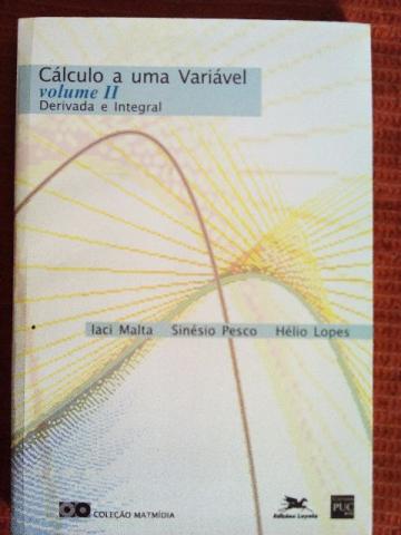 Cálculo a uma variável - volume 2 (livro)
