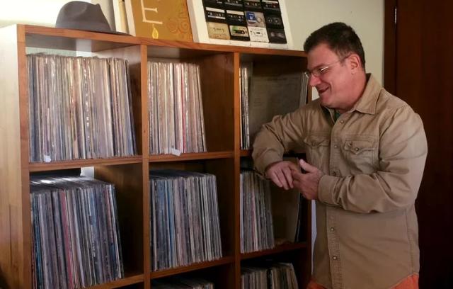 Coleção de vinis com cerca de 800 unidades