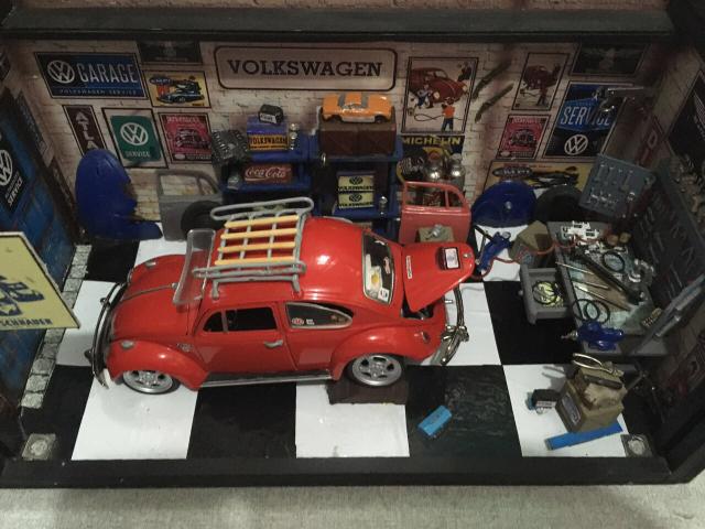 Diorama de oficina 1/18