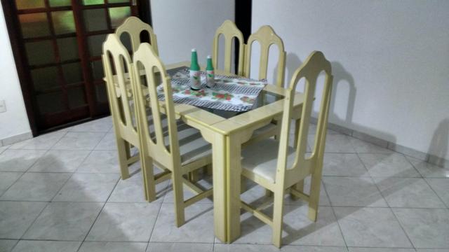 Mesa de jantar de 6 cadeiras