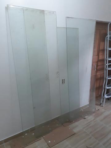 Porta de vidro temperado