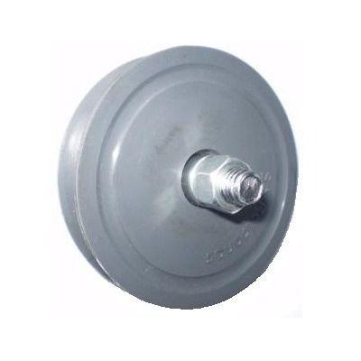 Roldana Em Nylon 2 1/2 Em V C/ Rolamento Parafuso De