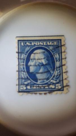 Selo raro do presidente americano George Woshington