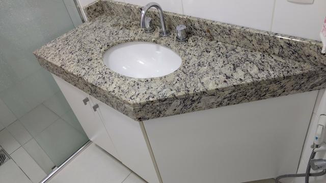 Armário Completo para Banheiro: Móvel, Cuba e Mármore