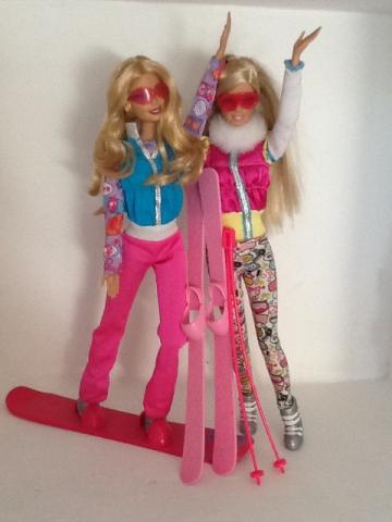 Barbie Ski e Barbie Snowboard Mattel