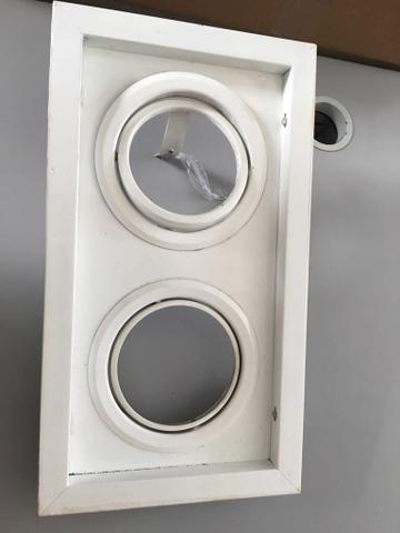 Luminaria dupla para Lampada Ar 111, CDMR