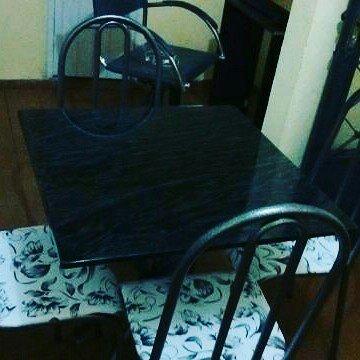 Mesa 4 cadeira top $230 leo moveis