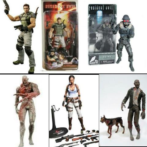 Action Figures Resident Evil - Vários Personagens
