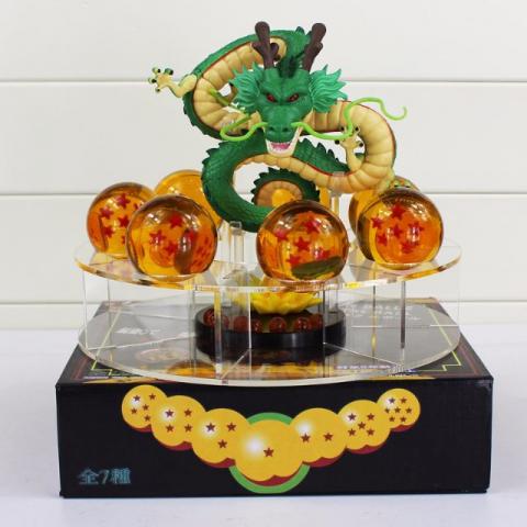 Dragon Ball Anime Figure Kit Boneco Shenlong + Esferas Do