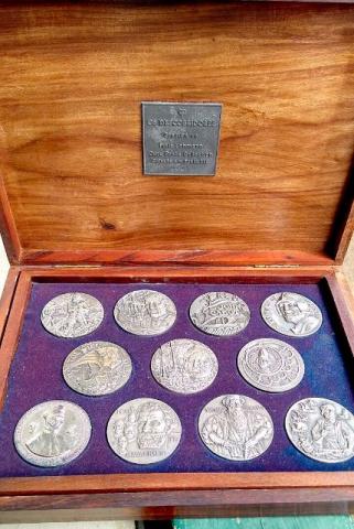 Medalhas em Prata Ouro Preto Collection
