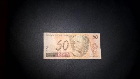 Nota de 50 reais rara-Rubens Recupero