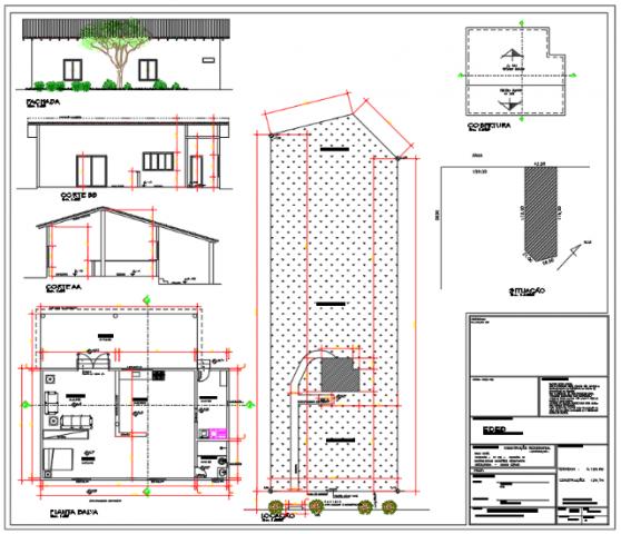 Projetos / arquitetônico / estrutural / hidros-sanitário /