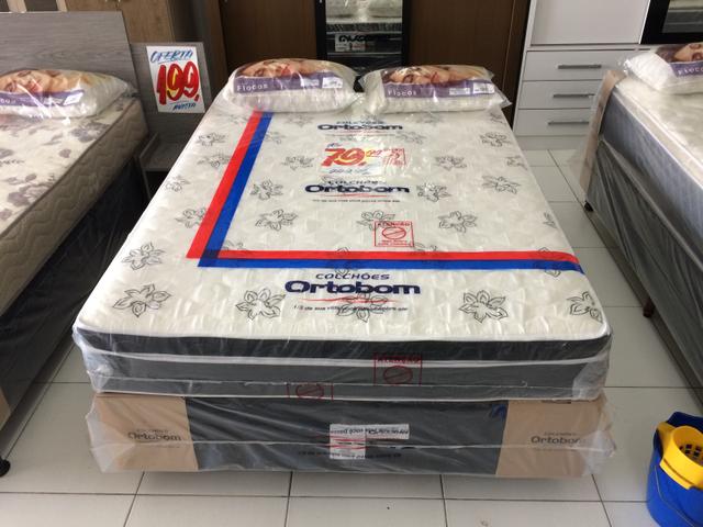 Promoção cama box molas nanolastic
