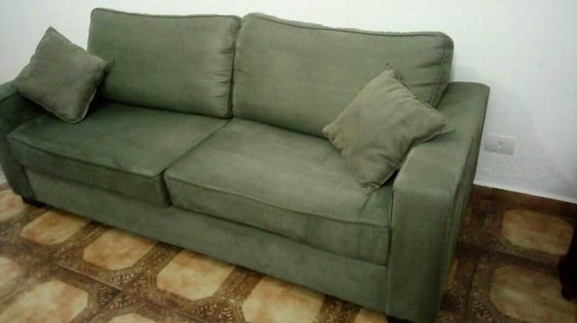 Sofá suede - Parcelo em até 12x