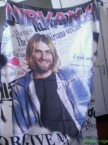 Bandeira Kurt Cobain importada