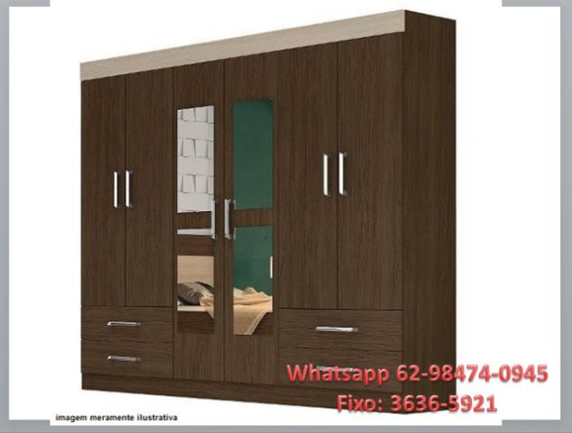 Guarda roupas hercules 06 portas liguidação total