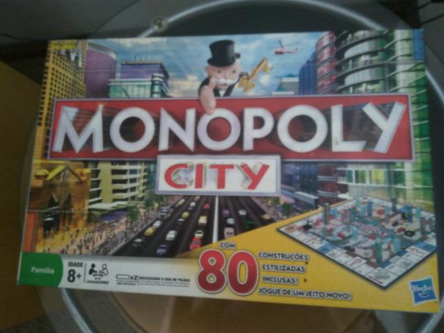 Jogo Monopólio City 80 peças. Completo